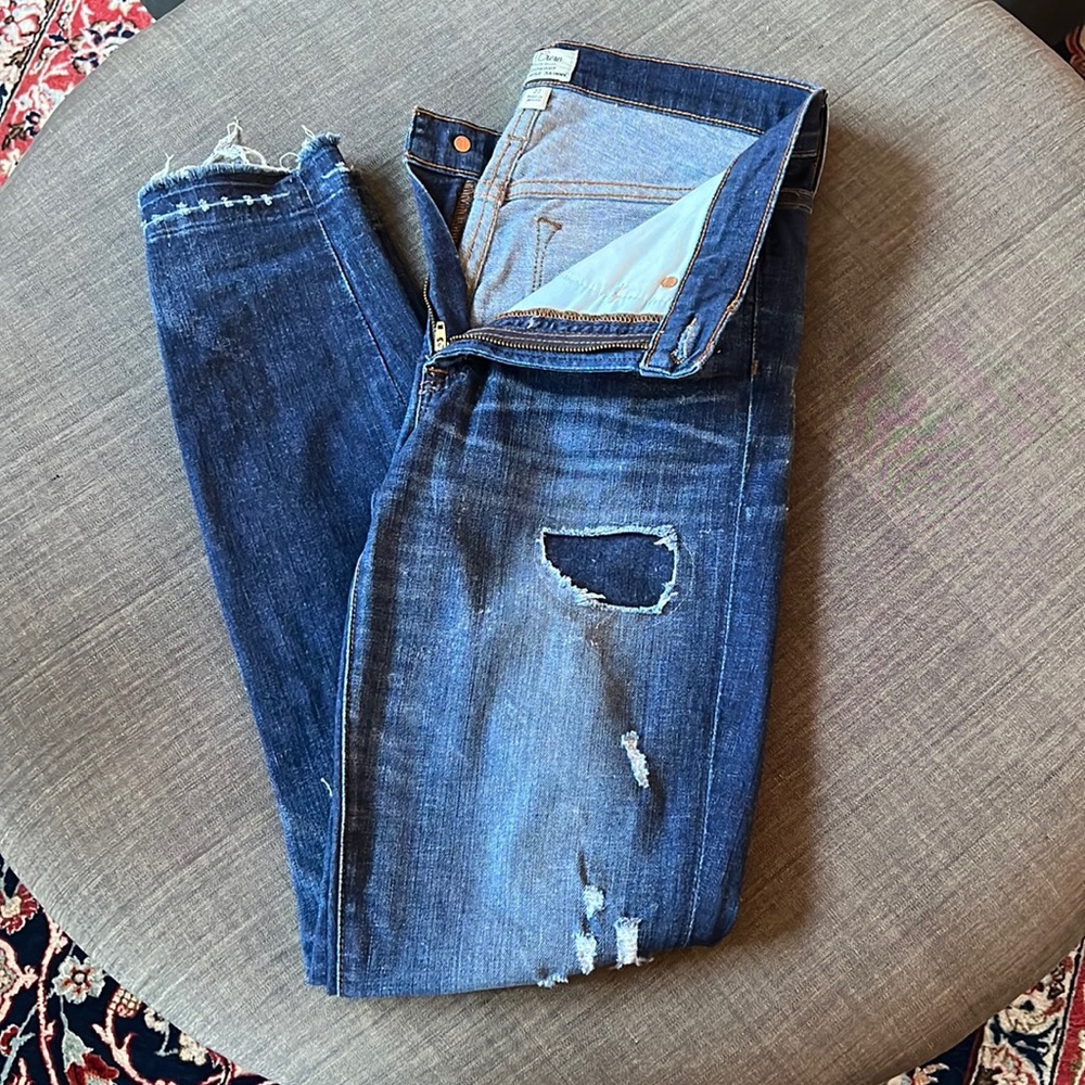 Womens Jcrew High Rise Skinny Jeans